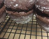 A picture of step 13 of BC SOUR CREAM CHOCOLATE CAKE WITH LOCAL STRAWBERRY PRESERVES & CHOCOLATE GANACHE.