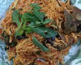 Foto langkah ke 3 dari resep Nasi Bakar Ayam Suwir Kemangi.