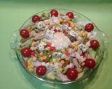 Foto del paso 6 de la receta: Ensalada de pollo y queso azul 