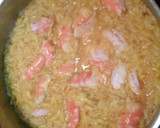 Foto del paso 6 de la receta: Rissotto al azafrán con langostinos