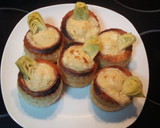 Foto del paso 4 de la receta: Volovanes de ricotta y bechamel gratinados