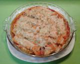 Foto del paso 5 de la receta: Pastel de calabacín y salmón ahumado 