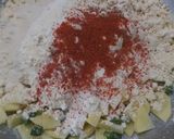 A picture of step 1 of Aloo k pkode.