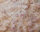 Foto del paso 3 de la receta: Pechuga de pollo, salchichas de queso con salsa de queso picante