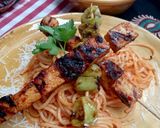 Foto langkah ke 4 dari resep Sate Tahu BBQ.