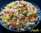 Hình bước làm 14 của món Cơm chiên