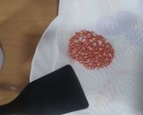 Foto del paso 6 de la receta: Teja de coral decorativa (tuiles)