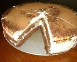 صورة لخطوة 10 من وصفة كيكة التيراميسو الرائعة 😍😍😍