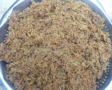A picture of step 3 of Meat floss (Dambu).
