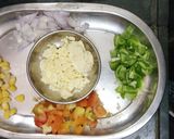 A picture of step 1 of Noodles puff pocket.