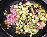 Hình bước làm 3 của món Cà tím xào thịt bằm 🍆🥓