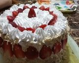 صورة لخطوة 2 من وصفة كيكة الفراولة الذيذة. على طريقة أم يونس