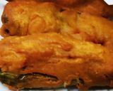 A picture of step 4 of Mirch pakora.