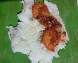 Foto langkah ke 6 dari resep Nasi Bakar Udang.
