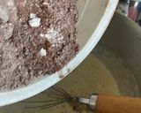 Gambar langkah 3 resipi Kek Pisang Coklat.