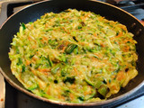 Tortilla exprés 🕰️ espárragos, zanahoria, zapallo italiano 💫