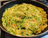 Foto del paso 4 de la receta: Tortilla exprés 🕰️ espárragos, zanahoria, zapallo italiano 💫