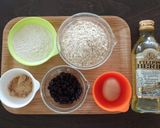 A picture of step 1 of Easy Oatmeal biscuits.