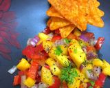 A picture of step 2 of Mango Salsa Salad.