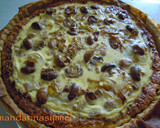 Foto del paso 2 de la receta: Quiche con secreto, queso de cabra y champiñones