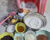 Foto langkah ke 1 dari resep Triple Chocolate Brownies Soft Sourdough.