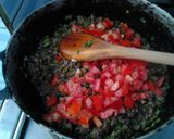 Foto del paso 5 de la receta: Pastel de carne y ensalada de repollo con piña y hierba buena