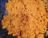 A picture of step 1 of Besan ki Katli.