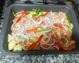 Foto del paso 2 de la receta: Pechuga fileteada con verduras al Horno