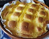 Foto del paso 4 de la receta: Torta con crema pastelera y coco (muy fácil y rica)