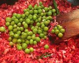 A picture of step 7 of Beetroot Rice.