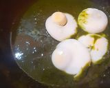 পালক আন্ডা পোচ কারি (palak anda poach curry recipe in bengali) রেসিপির ধাপ 6 ছবি