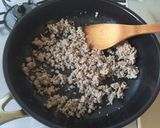 A picture of step 2 of Easy! Mapo Tofu with Fried Tofu and Chili Oil.