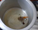 A picture of step 1 of Meat with dry whole spices.