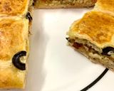 A picture of step 15 of Focaccia with stuffed chicken.