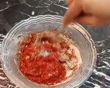 A picture of step 4 of Lal Aloo.