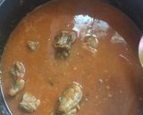 A picture of step 8 of Aloo gosht.