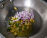 A picture of step 4 of Mooli Ki Bhaji.