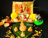 A picture of step 5 of Wheat Flour Semolina Churma Ladoo-Modak - Ganesh Chaturthi Special - Authentic Taste Of Gujarat.