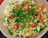 Hình bước làm 4 của món Cơm chiên keto by Pắp