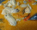 Foto langkah ke 4 dari resep Sayur ayam kuah kuning.