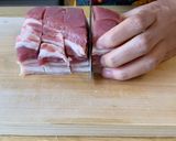 Foto del paso 1 de la receta: Carne de cerdo agridulce, Subuta(酢豚)