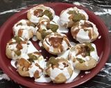 A picture of step 4 of Dahi Puri Chat.