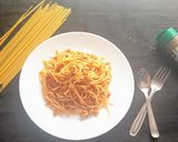 ஸ்பெகடி போலக்னீஸ்(இத்தாலி ஸ்பெஷல்)(italian spaghetti recipe in tamil) ரெசிபி ஸ்டேப் 10 புகைப்படம்