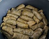 A picture of step 8 of Stuffed vine leave rolls.