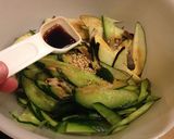 A picture of step 3 of ☆Easy☆ Quick Pickled Eggplant and Cucumber.