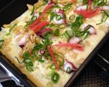 A picture of step 3 of Takoyaki Made in a Tamagoyaki Pan (Square Pan Takoyaki).