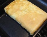 A picture of step 4 of Takoyaki Made in a Tamagoyaki Pan (Square Pan Takoyaki).
