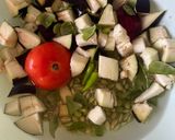 A picture of step 1 of Broad beans Subji.