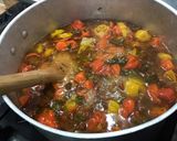 Une image de l'étape 18 de Sauces aux trois piments, coriandre et radis noir.