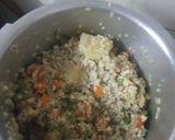 A picture of step 4 of Vegetable pulao.